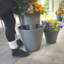Pot à fleurs en plastique recyclé pliable pour l'intérieur et l'extérieur - Petit ()-111113657-111113662