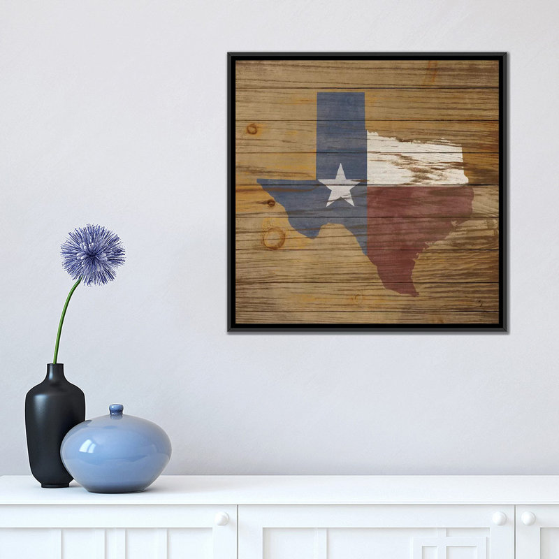 « solitaire star », reproduction d’impression sur toile tendue, H 26 po x l 26 po x P 1,5 po, Toile avec cadre noir