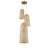 Dainna 3-Light Airy Rattan Cluster Chandelier