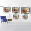 "Winter Scene", art mural - Paysage enneigé, décorations d'hiver sur toile pour le salon, "Seren Winter Atmosphere"-962923967