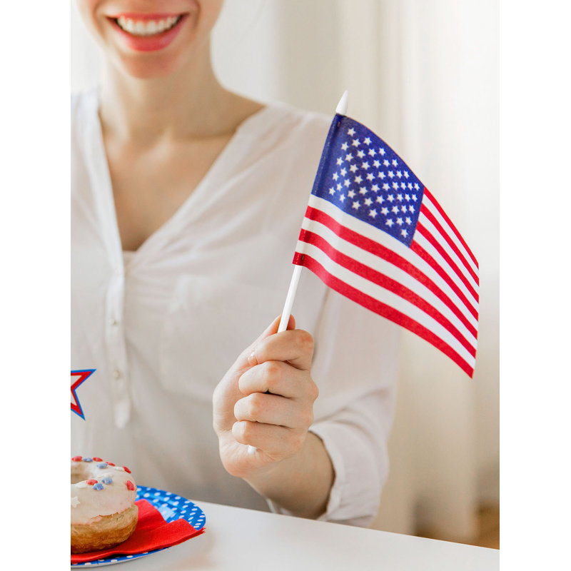 Ensemble de drapeaux en polyester 12,9 x 5,51 po Benita