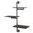 Holloway 3 Piece Tiered Industrial Pipe Shelves-444331186