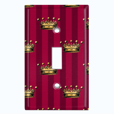 No Subject 1 - Gang Toggle Light Switch Standard Wall Plate