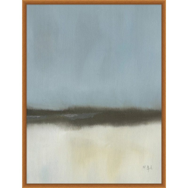 Sandscape 2' Framed Print on Glass