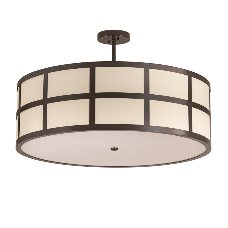 Zilwaukee 6 - Light Semi Flush Mount