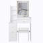 Table de coiffeuse avec tabouret rembourré Ray-170439686