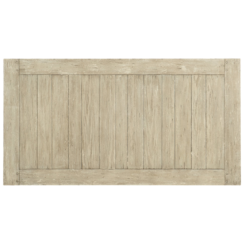 CiaoBella Dining Table, Flaky White Top/Black Base
