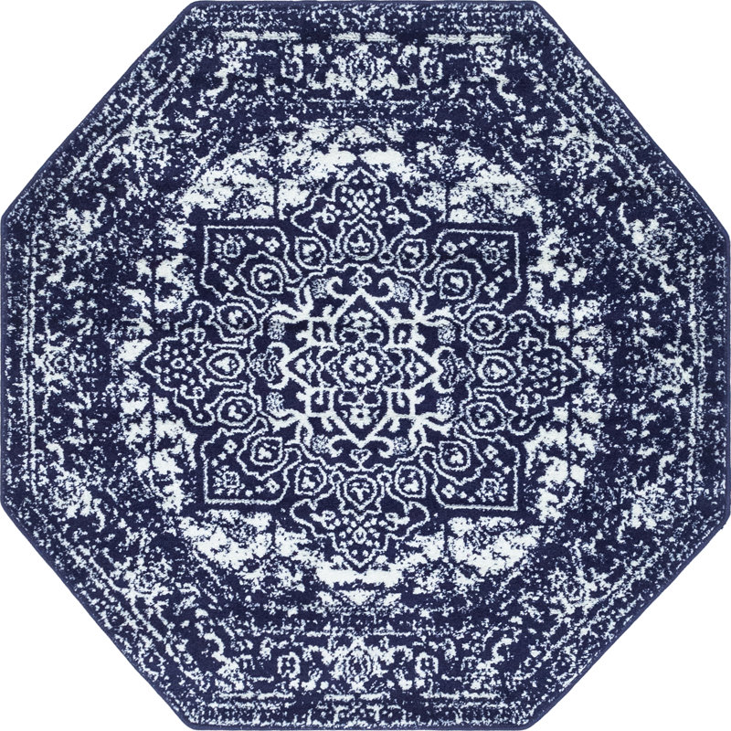 Oriental Area Rug, Octagon 152cm