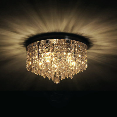Lustre 5 lumières en cristal 15 "Glam