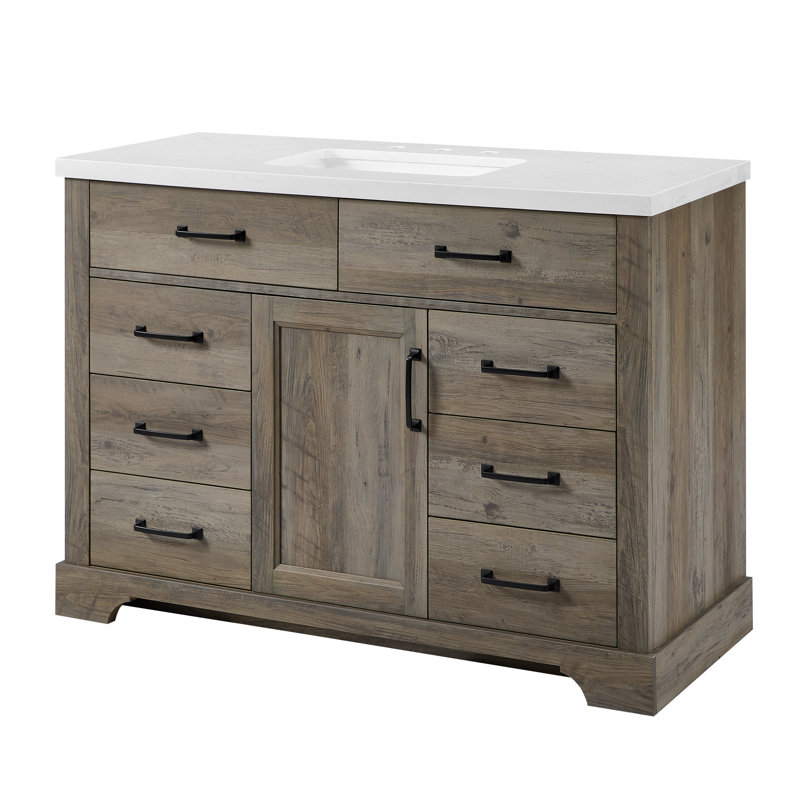 Burgoon 48" Single Bathroom Vanity Set
