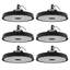 12 en 200 watts 5000 W à intensité variable intégrée UFO High Bay Light 32 000 lumens classé AC100-277V homologué DLC-121142014-121142012