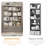 Akxel 47.2" W 3-Drawer Wood Grain Bookshelf-1625577717