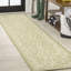 Tapis d'intérieur / extérieur vert / crème Dauphinais-1323943690
