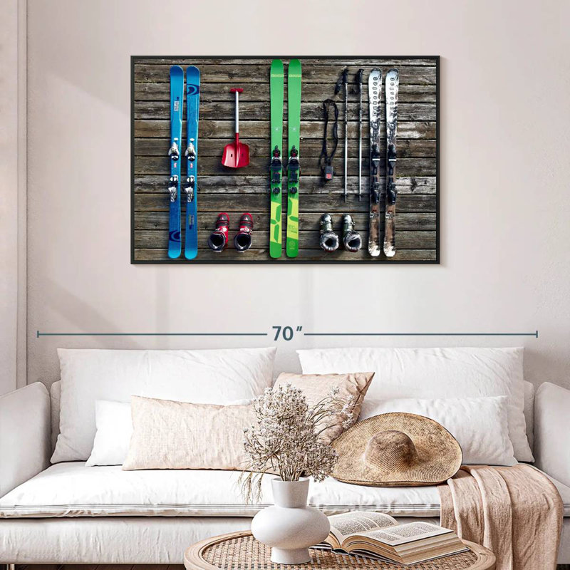 Équipement de ski, Cadre flottant noir, 43 po x 29 po