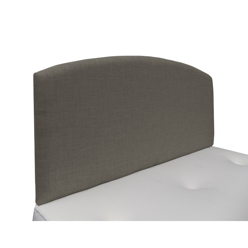 Upholstered Headboard, Small Single (2'6), Naples Velvet, Silver