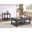 Table basse à plateau relevable gris