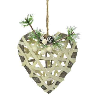 7'' Wood Holiday Shaped Ornament