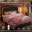 LED Velvet Upholstered Platform Storage Bed Frame With Drawer And Adjustable Headboard-816305410-816305411