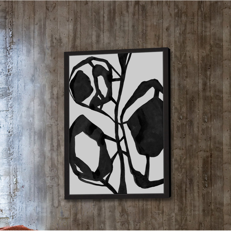 « definitable », reproduction de peinture à l’aquarelle encadrée sur papier, H 18 po x l 12 po