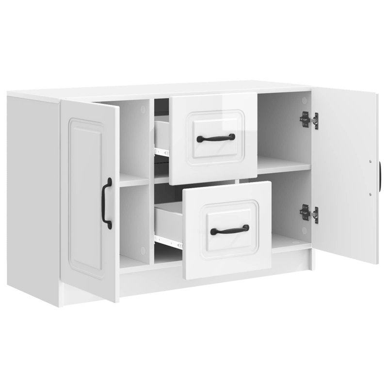 89cm Sideboard, High Gloss White