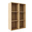 Armoire de rangement murale avec tablettes ouvertes-129339203