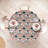 East Urban Home Abstract Fitted Round Tablecloth Burnt Orange and Multicolor-1204672745