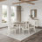 Azil Solid Wood Base Dining Table