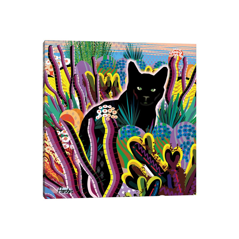 CoCo Under The Sumac Tree by Charles Harker - Wrapped Canvas Print, 30.48 cm H x 30.48 cm W