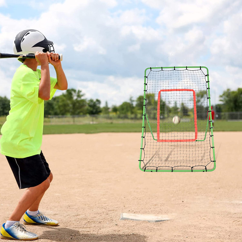 Filet rebond 6 pi x 4 pi Baseball Pitchback, Vert