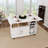 47-Inch Foldable Mobile Kitchen Island-667188922