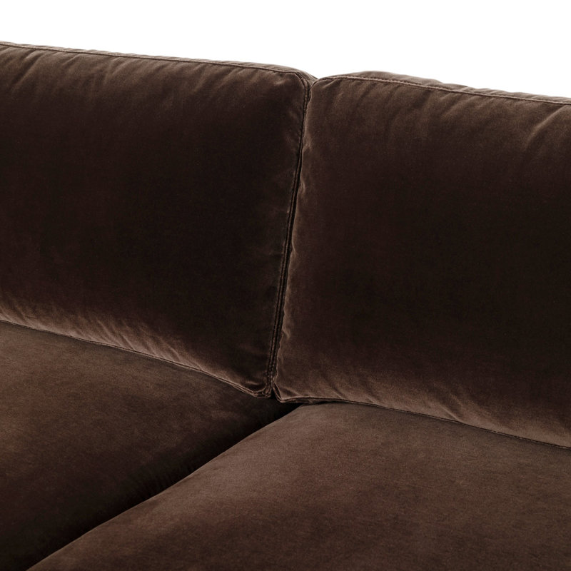 Isaiah 104" Upholstered Sofa, Surrey Cocoa