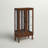 Kleinschmidt Curio Cabinet Lighted Curio Display Cabinet with Adjustable Shelves, Tempered Glass Doors and Mirrored Back Panel-1504580713