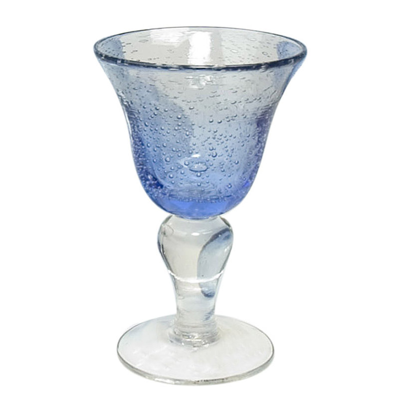 Abingdon 8oz. Handmade Goblet Set, Light Blue