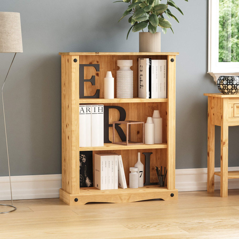 107cm H x 75cm W Solid Wood Book Cabinet Bookcase