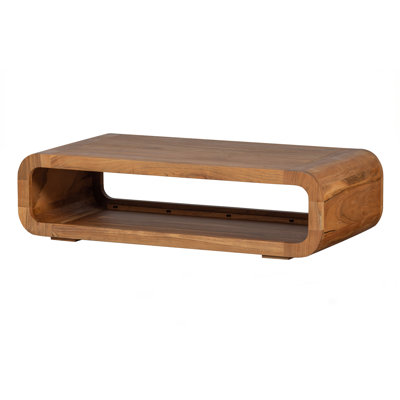 Solid Wood Open Coffee Table