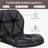 Adjustable Modern PU Leather Swivel Bar Stools with Backrest-105348914
