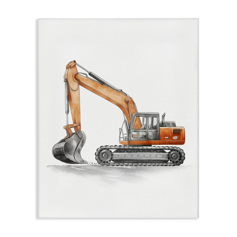 Art de travail sur toile orange, par Christine Simpson, H 20 po x l 16 po