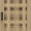  2 Door Tall Rattan Sideboard