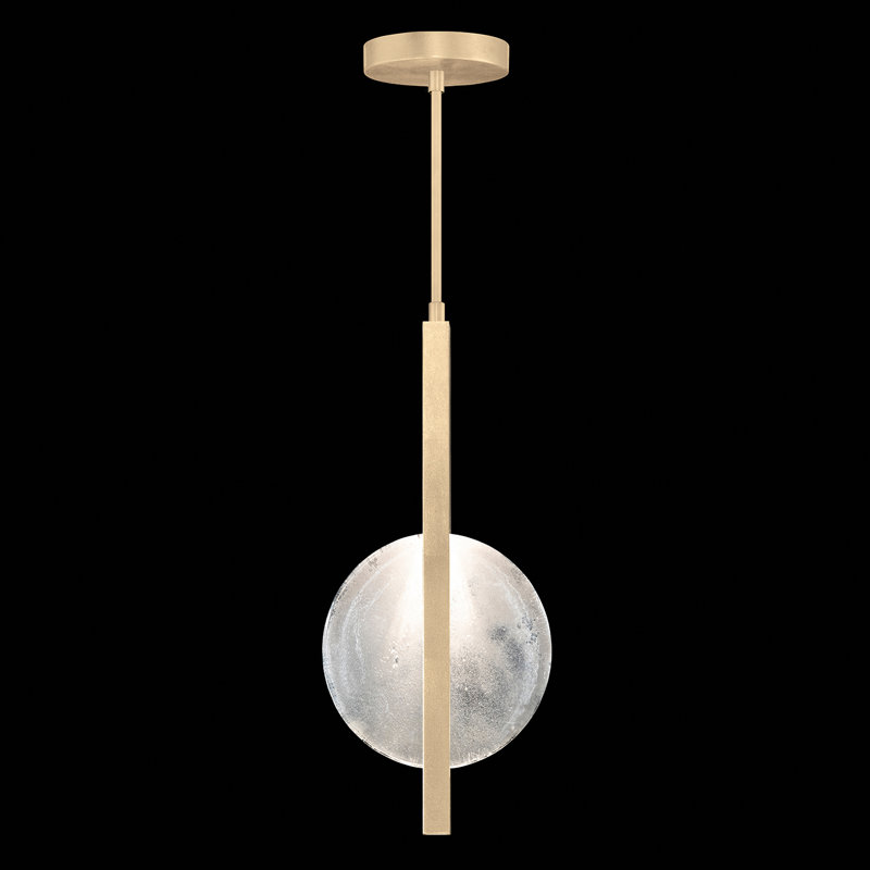 Selene 1 - Light LED Single Pendant, Soft Gold