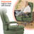 Faux Leather Office Chair with Retractable Footrest-1613609945