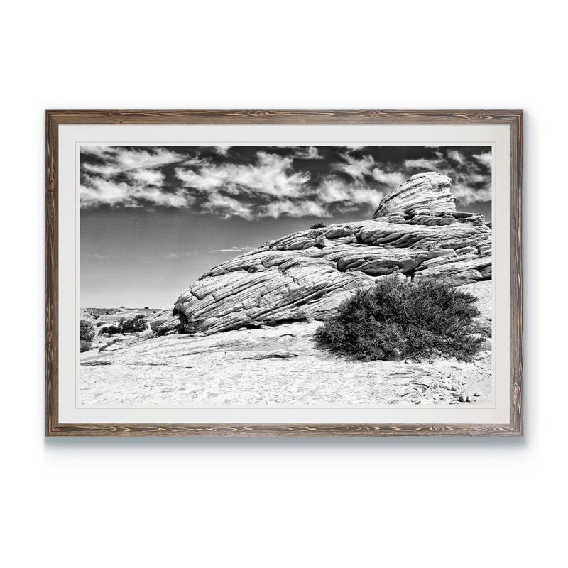 « canyon les terres ii » par paul cezanne-photo, reproduction d’art sur cadre, Encadré à imprimé moka