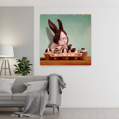 Art contemporain de lapin Going Dutch
