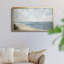Vue sur la plage - Toile encadrée de qualité supérieure - prête à être accrochée-8541193-8541198