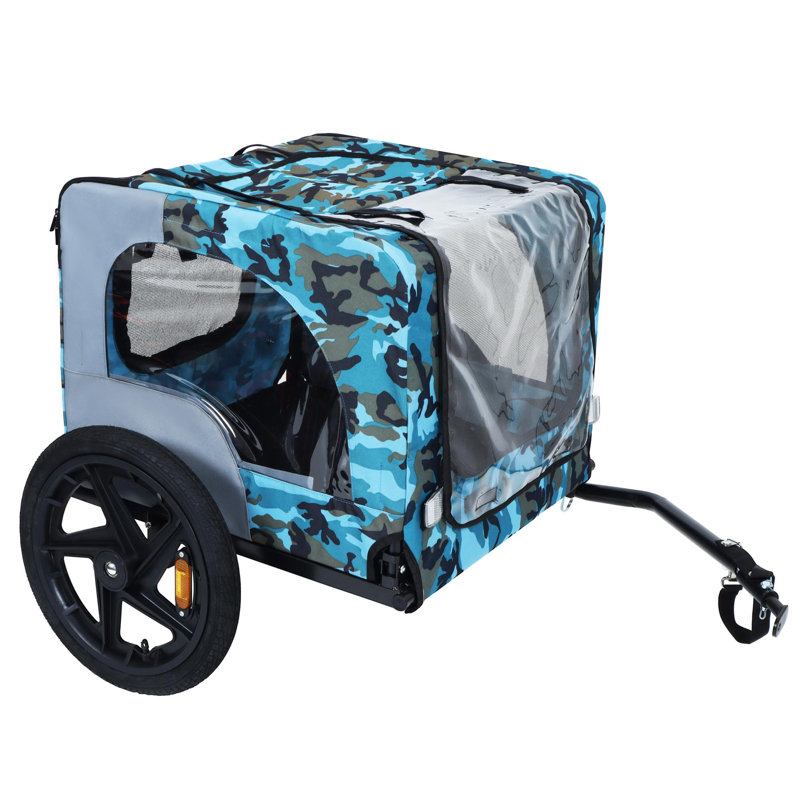 Chariot pour chien avec bicyclette, adapté aux petits et moyens animaux