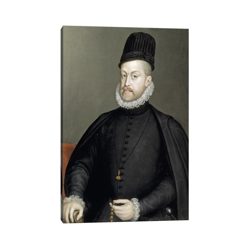 Philip II, 1573 (Final Restoration) by Sofonisba Anguissola - Wrapped Canvas Painting