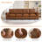 Faux Leather Modular Sectional Sofa, 2, 3 & 4-Seater -1065429582-1065429580