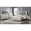 Commode de chambre à coucher 1 tiroir 5 pièces Glam