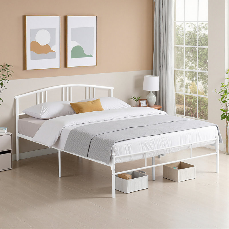 Bushweller Metal Platform Bed Frame - Stylish & Durable