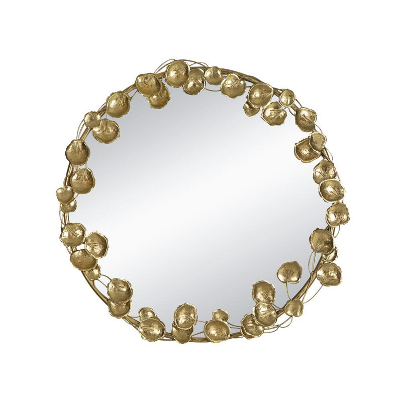 Round Wall Mirror (Gold)
