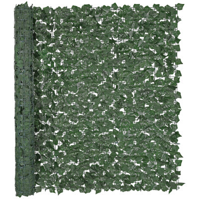 Écran mural vert artificiel de clôture d'intimité VEVOR Ivy, 39 x 98 po